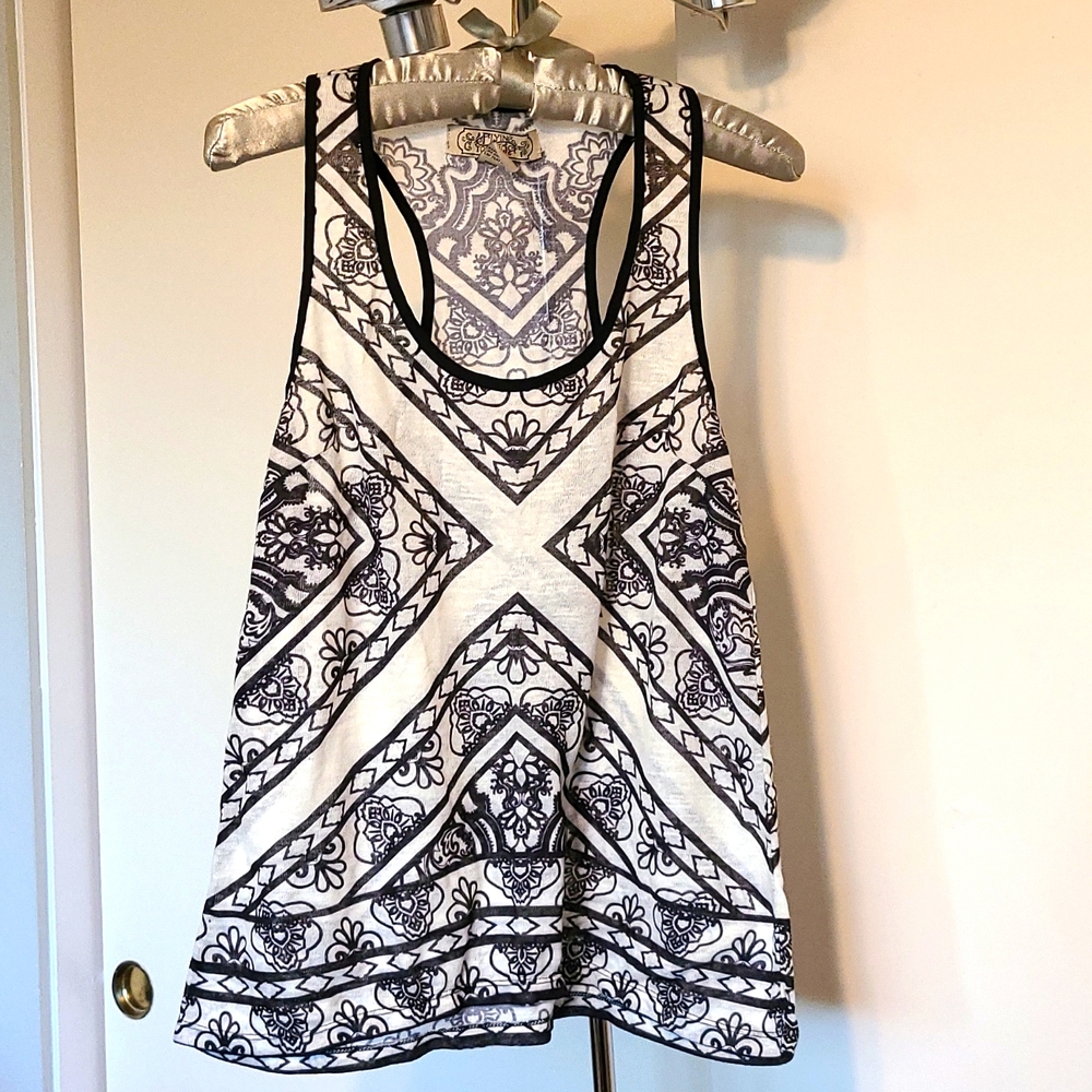 Sheer racer back tank